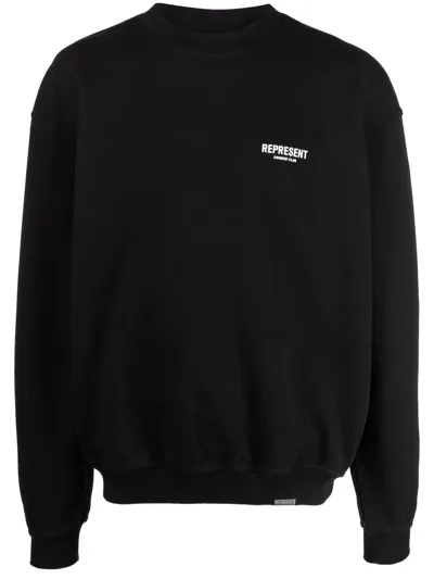 Represent Owners Club Sweatshirt In Black