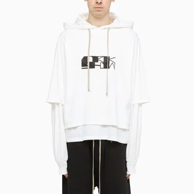 Drkshdw Graphic-print Hoodie In White