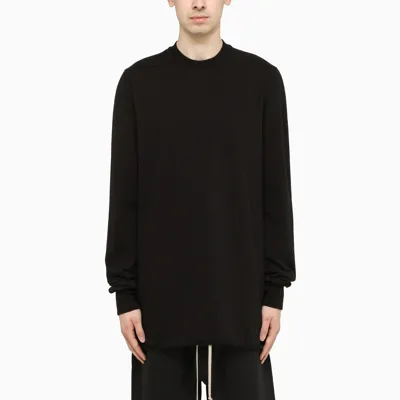 Drkshdw Black Oversize Crewneck Sweater