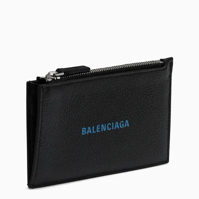 Balenciaga Black Cash Long Card Holder