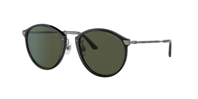 Giorgio Armani Man Sunglass Ar 318sm In Green