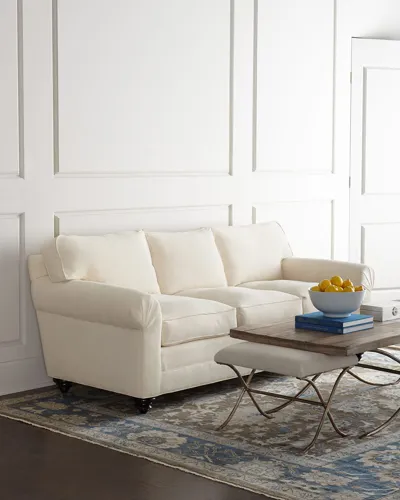 Old Hickory Tannery Torrence Sofa In Cream