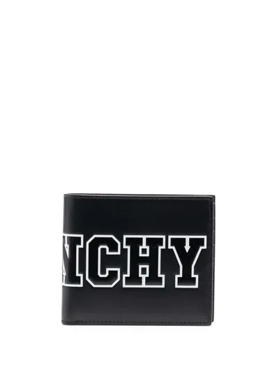 Givenchy Logo-print Bifold Wallet In Schwarz