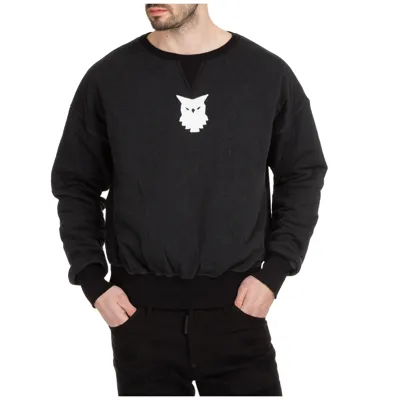 Maison Margiela Sweatshirt Aus Baumwoll-jersey Mit Stickereien In Black