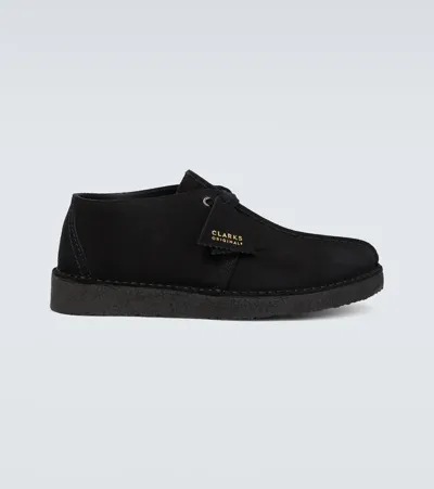 Clarks Originals Desert Trek Shoe In Black