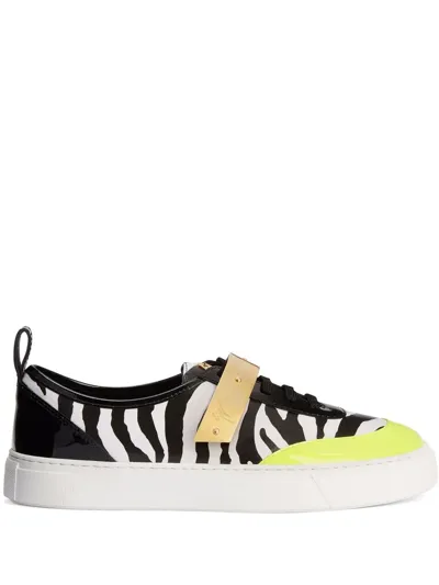 Giuseppe Zanotti Zenas Low-top Sneakers In Black