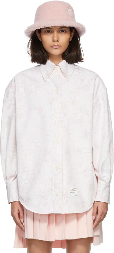 Thom Browne White Cotton Shirt