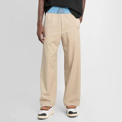 Lanvin Beige/ Light Blue Sporty Trousers