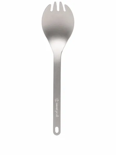 Snow Peak Engraved-logo Titanium Spork In N/a