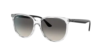 Ray Ban Gray Gradient Butterfly Ladies Sunglasses Rb4378 647711 54 In Black