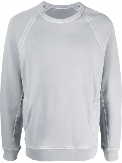 Ten C Crew-neck Sweatshirt In Light Blue