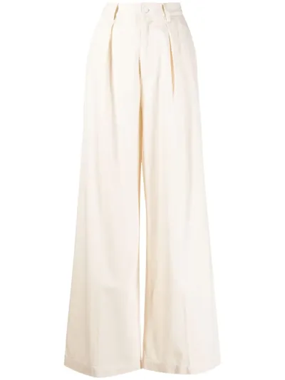 Made In Tomboy Enea Tailored Wide-leg Trousers In White