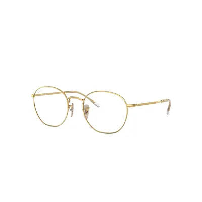 Ray Ban Rob Optics Eyeglasses Arista Frame Clear Lenses Polarized 52-20 In Gold