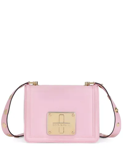 Dolce & Gabbana Twist-lock Crossbody Bag In Pink