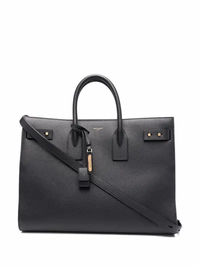 Saint Laurent Sac Du Jour Tote Bag In Black