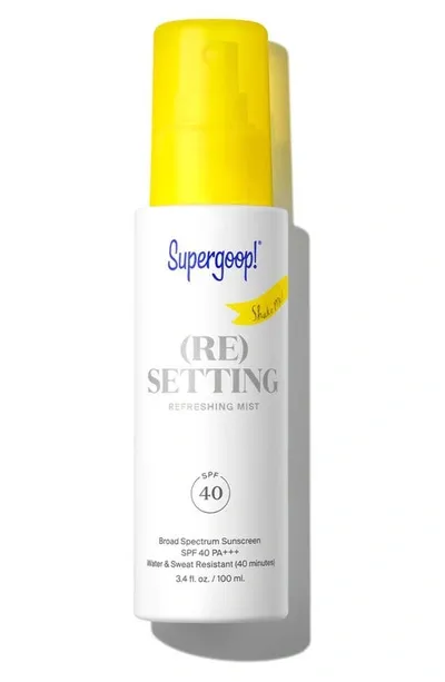 Supergoop ! (re) Setting Refreshing Mist Spf 40 3.4 oz/ 100 ml