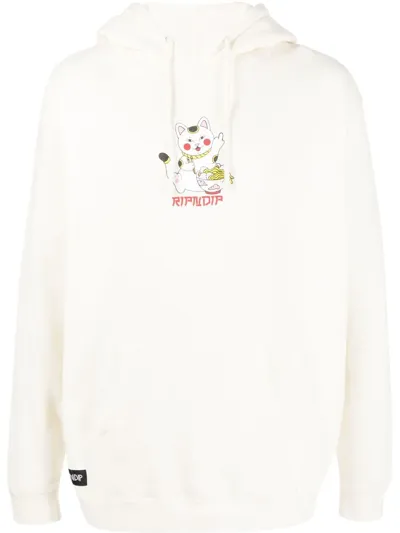 Ripndip Lucky Term Drawstring Hoodie In Nude