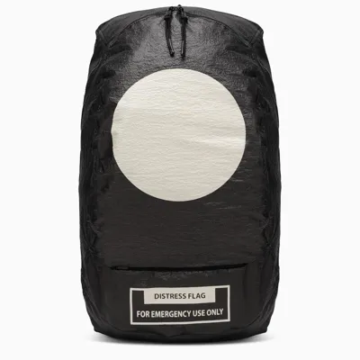 Moncler Black Nylon Printed Backpack