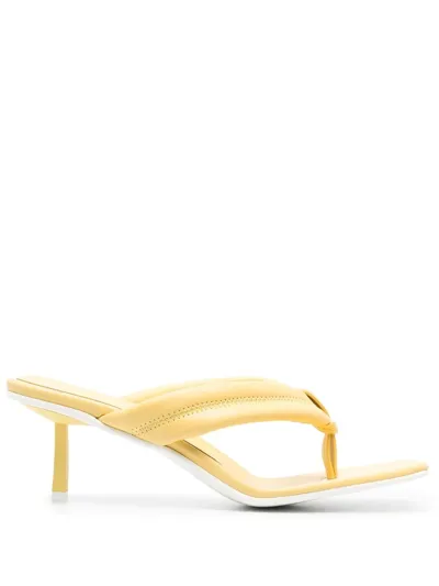 Le Silla Aiko Square Toe Sandal In Gelb