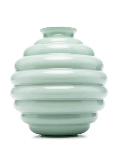 Venini Vaso-deco Ceramic Vase In Green