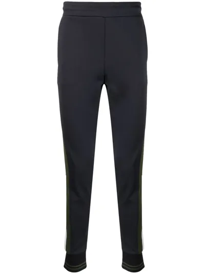 Ps By Paul Smith Side-stripe Tapered Track Pants In Black