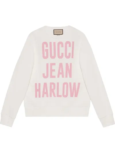 Gucci Jean Harlow Sweatshirt In Weiss