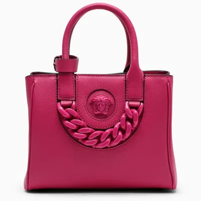 Versace Fuchsia La Medusa Handbag In Pink