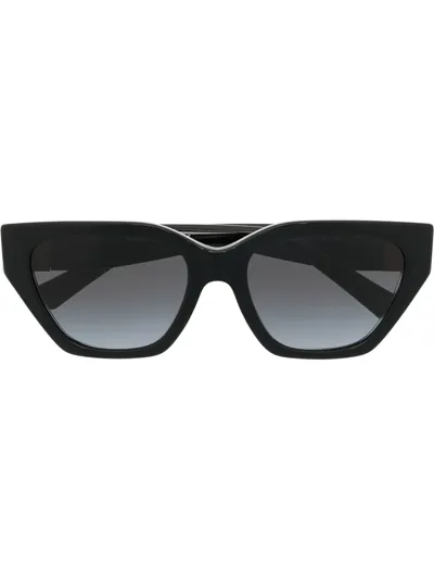 Valentino Wayfarer-frame Sunglasses In Schwarz