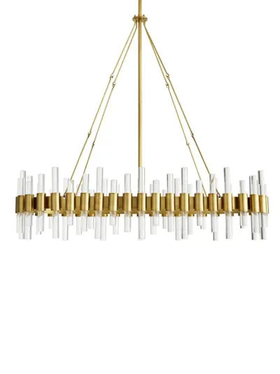 Arteriors Haskell Oval Chandelier In Clear