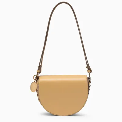 Stella Mccartney Ochre Small Hobo Bag In Yellow