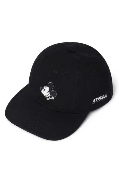 Stella Mccartney X Disney Black Fantasia Mickey Baseball Cap