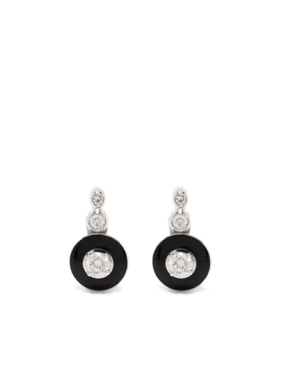 Selim Mouzannar 18kt White Gold Mina Diamond Earrings In Silver