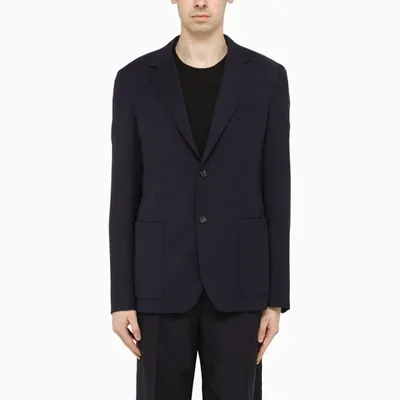 Lanvin Blue Wool Single-breasted Jacket