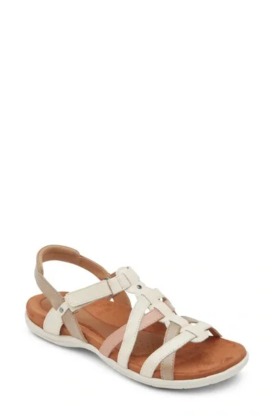 Rockport Cobb Hill Rubey Strappy Sandal In Vanilla