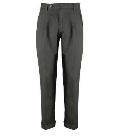 Berwich Retro Theca Military Green Trousers