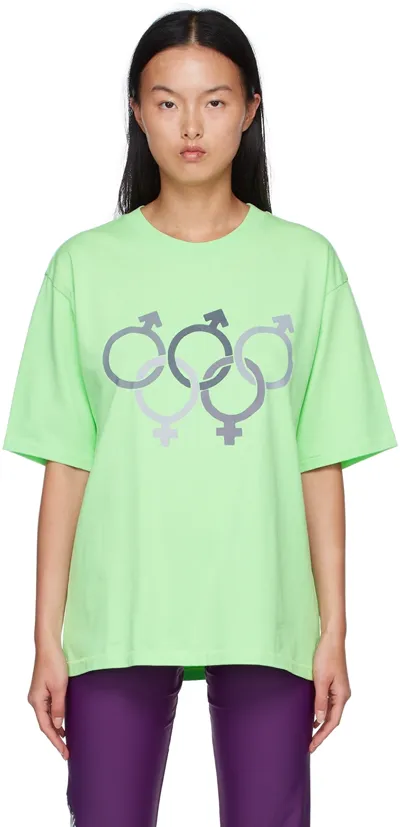 Erl Green Olympics Sex T-shirt In 2 Lime