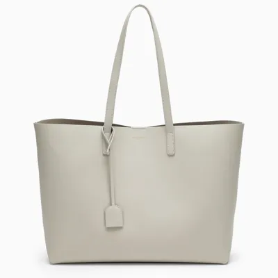 Saint Laurent White Large Shopping E/w Tote Bag