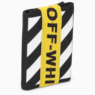 Off-white Diag-print Trifold Wallet In Black