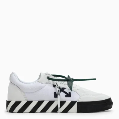 Off-white White/navy Vulcanized Sneakers