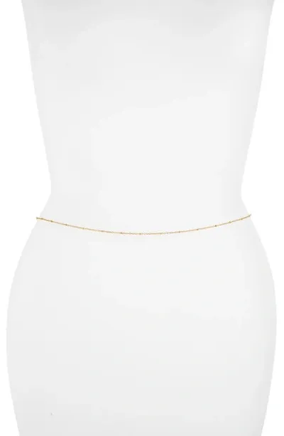 Vidakush Slim Belly Chain In Gold