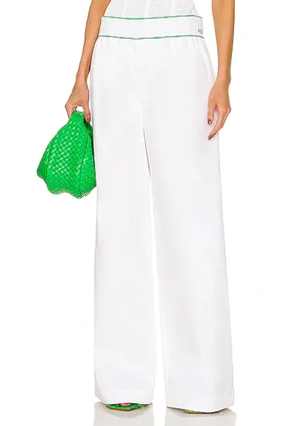 Bottega Veneta White Wide-leg Denim Trousers