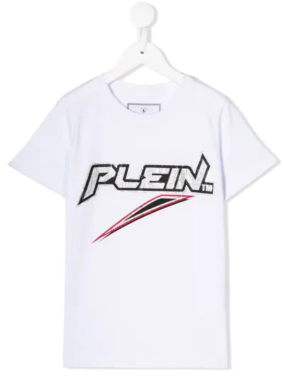 Philipp Plein Junior Space Plein T-shirt In White