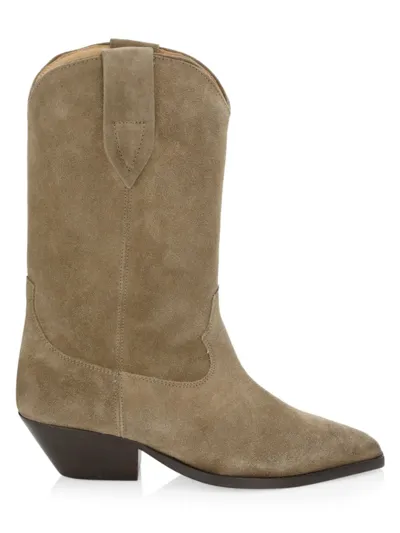 Isabel Marant Duerto Western Boot In Taupe