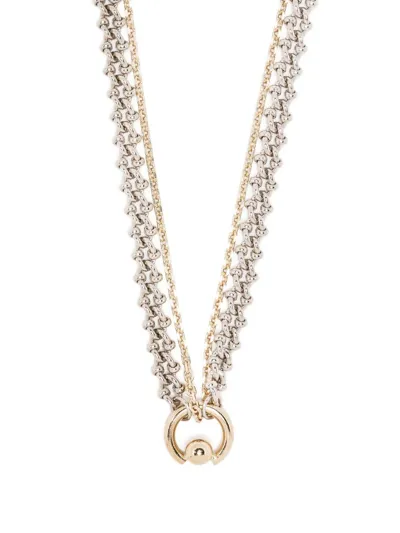 Justine Clenquet Double-strand Necklace In Silber