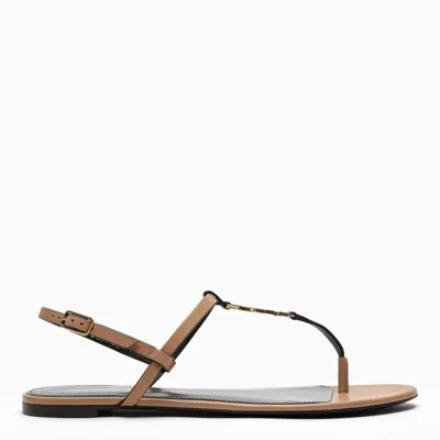 Saint Laurent Low Brown Sandals