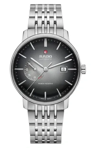 Rado Coupole Classic Power Reserve Watch, 41mm In Gray/silver