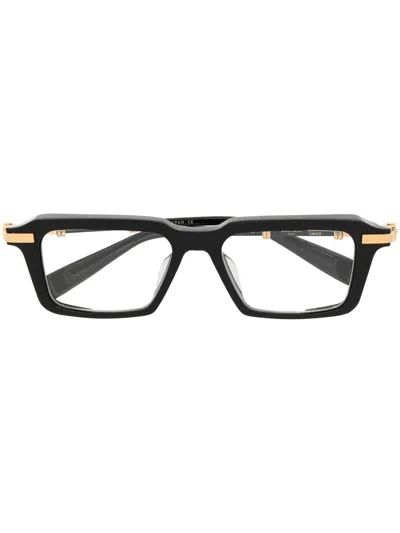 Balmain Eyewear Square-frame Glasses In Black