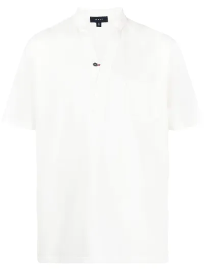 Sease Short-sleeved Polo Shirt In White