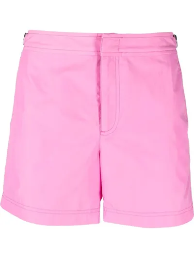 Orlebar Brown Bulldog Adjustable-side Swim Shorts In Pink