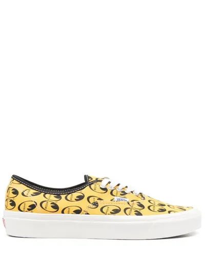 Vans Logo-print Low-top Sneakers In Yellow